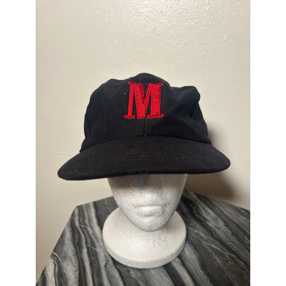 Vintage Marlboro Adventure Team Hat Black Red Embroidered Strapback Cap Vanguard